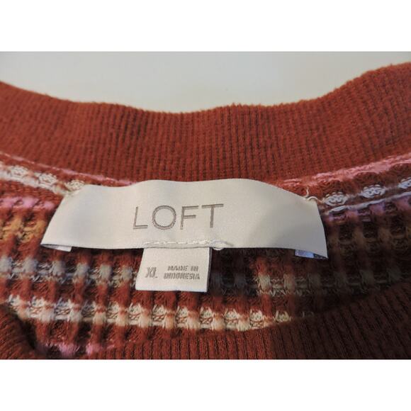 Loft Striped Crewneck Sweater Tunic Size XL - Picture 5 of 5